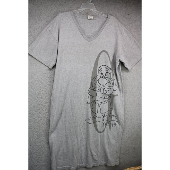 VTG. Disney "Grumpy" Midi Lounge T Shirt Nightgown-Size Large/XL - Picture 1 of 11